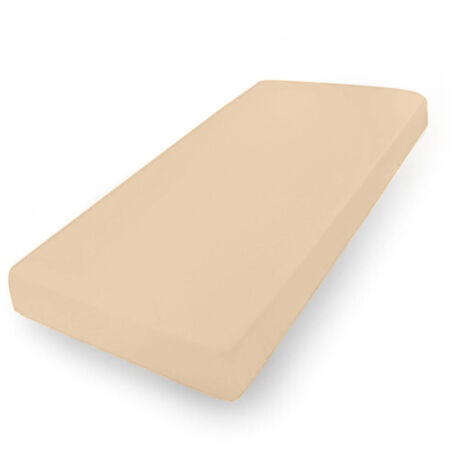 Lenzuolo jersey PREMIUM con gomma 130x190, 140x200x20 beige scuro16 MATEX