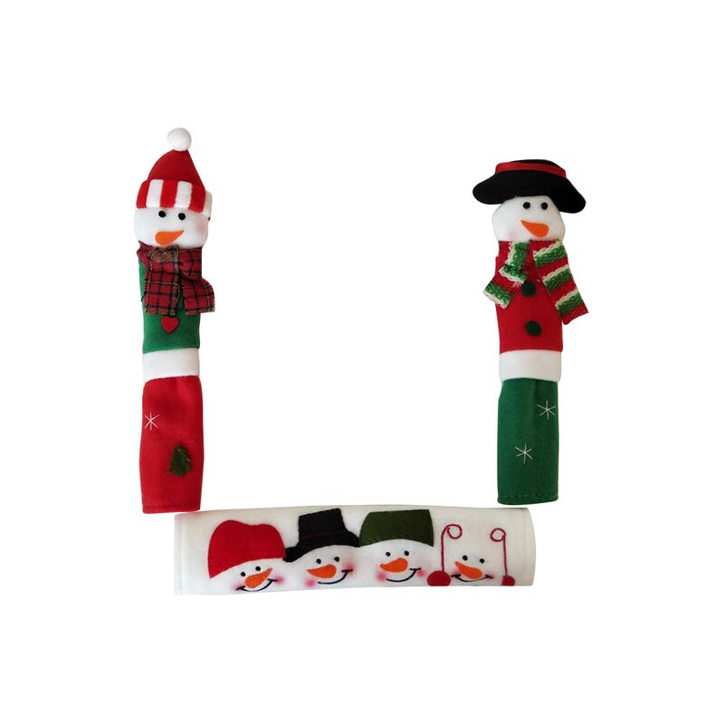 Copertura della maniglia di natale 3 pezzi comoda