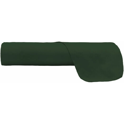 Lenzuolo Sopra Singolo in Cotone Tinta Unita Verde Oliva