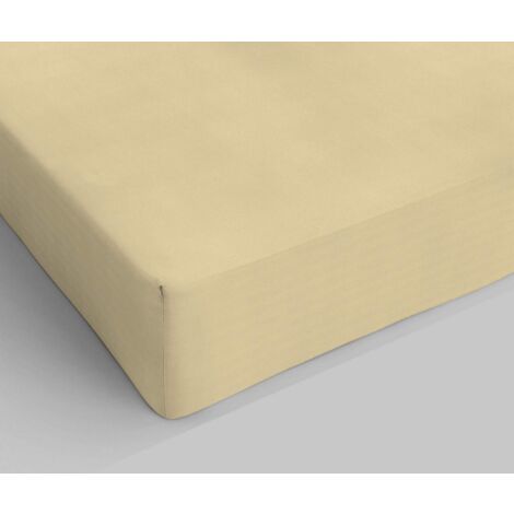 Lenzuolo sotto con Angoli 35cm Elegant, 1 Posto Panna