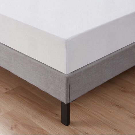 Lenzuolo Sotto Con Angoli Elastici 100% Puro Cotone  Bianco - Una piazza e mezza