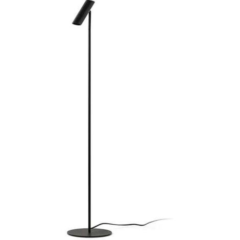 LEO pie de salón negro LED 43799