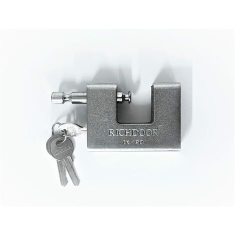 Lucchetto monoblocco in acciaio cementato temprato Antiscasso Viro Monolith  Dimensioni 78 mm