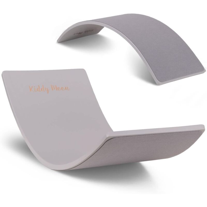 Balance Board Kinder Holz,Wackelbrett Balancierbrett mit Fingerschutz, Balanceboard für Kinder inkl. Seil/Anti-Rutsch/Filz, Balancieren Wobbel Board