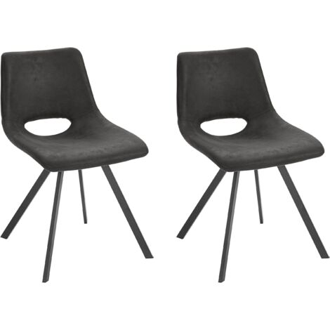 Leon-Chaise Pack 2 Anthracite
