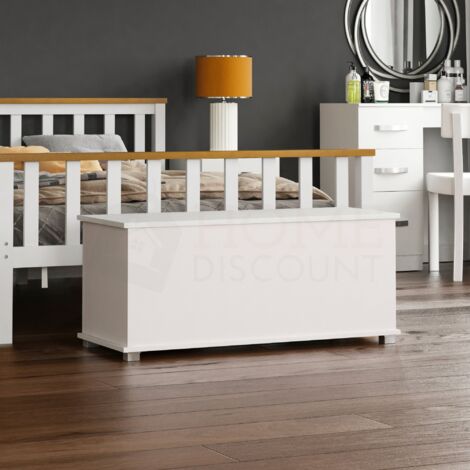 main image of "Leon Storage Ottoman, White"