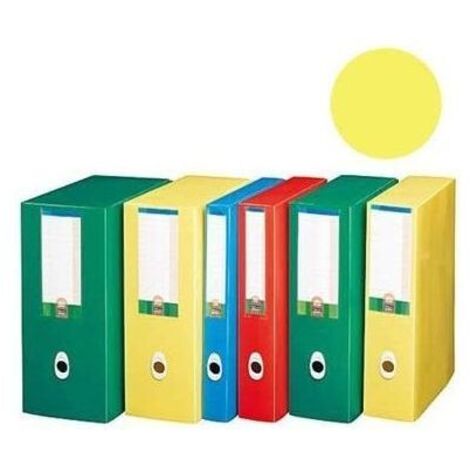 Leonardi Scatola Archivio Progetti Plus A4 Dorso 12 Cm Gialla