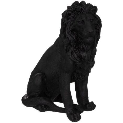 Leone fuori noham h.51,5cm resina - Atmosphera créateur d'intérieur