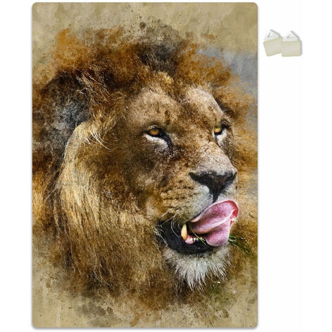 LEONE - POSTER in PVC da 3mm - Misura: 70x100 cm
