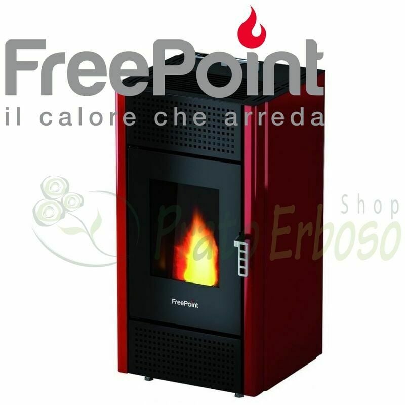 

Leonora - Estufa de pellets de 7 Kw rojo