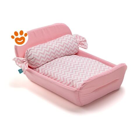 Leopet Lettino Culla Zig Zag (45x60 cm)  - Leopet Lettino Culla Zig Zag (45x60 cm) - Rosa