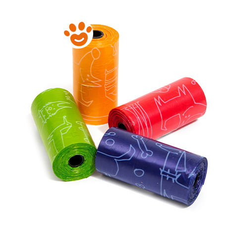 Leopet Sacchetti Igienici Colorati (x20 Pezzi)  - Leopet Sacchetti Igienici Colorati (x20 Pezzi) - Confezione Da 1 Pezzo (Colori Assortiti)