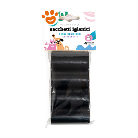 LeoPet Sacchettini Igienici Portatili  - LeoPet Sacchettini Igienici Portatili - Confezione Da 4 Pezzi