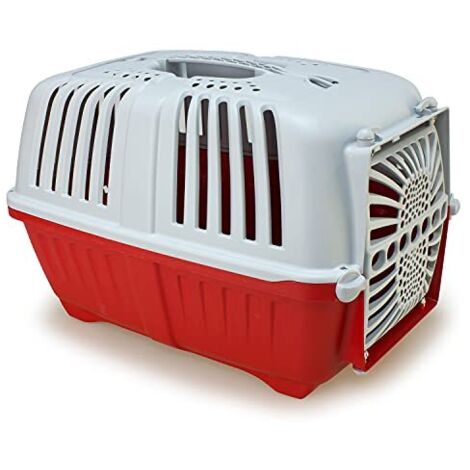 Leopet Trasportino Pratiko Porta in Plastica  - Leopet Trasportino Pratiko Porta in Plastica - 48x31 cm (Colori Assortiti)