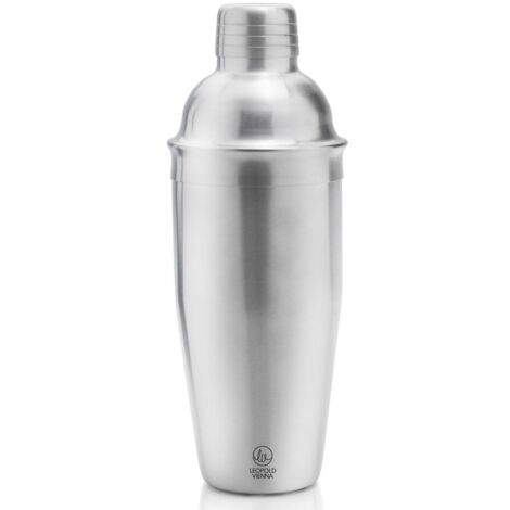 Leopold Vienna Shaker da Cocktail da 700 ml, Acciaio Inossidabile 304, Color Argento, 98x98x234mm