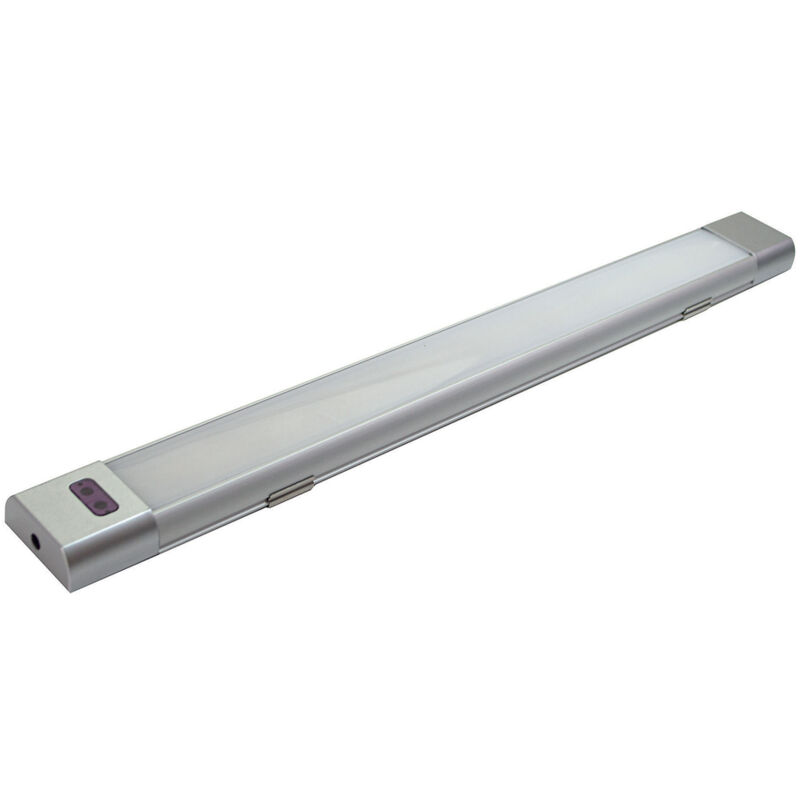 LEOPOLIS Bandeau argent LED 7,6W-8,1W / 560/580LM avec interrupteur infrarouge, couleur de lumière et intensité réglable