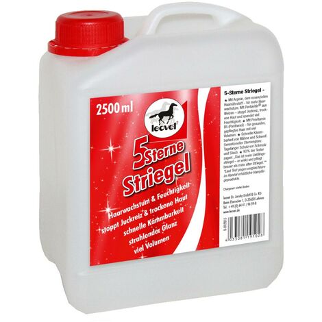 Leovet 5 Sterne Striegel 2500 ml Mähnenstriegel Fellstriegel Permium Striegel