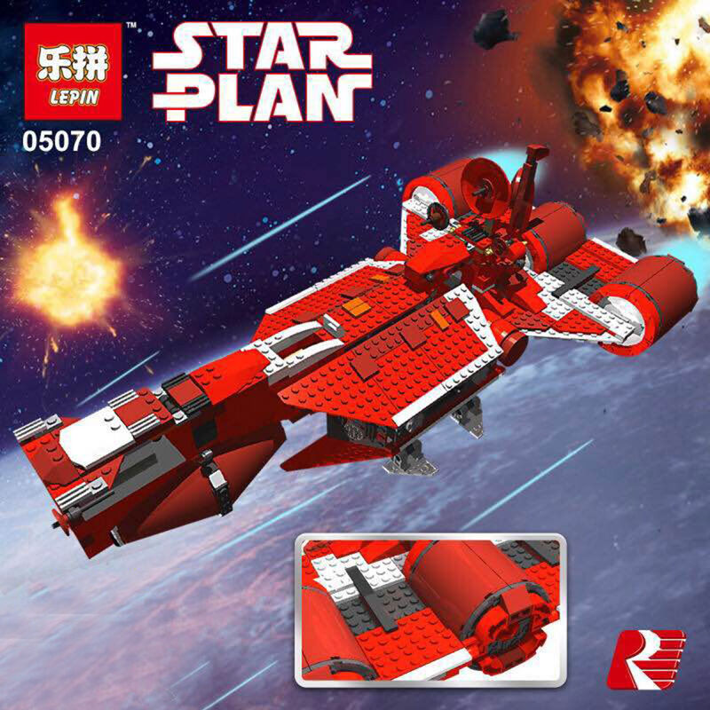 

05070 963 piezas Star Wars Republic Cruiser Juego de bloques de construccion - Bolsa de plastico empaquetada, Multicolor - Lepin