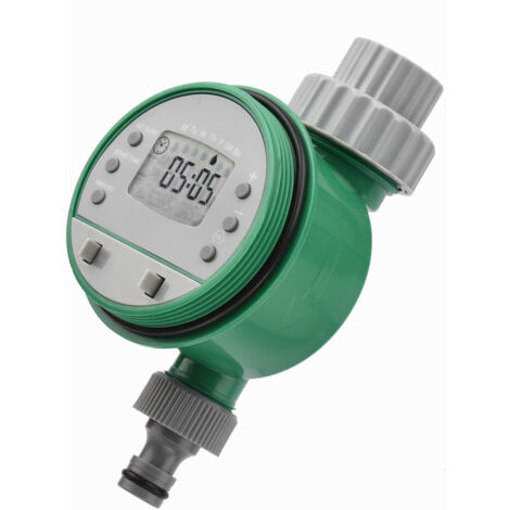 METERK Lepmerk Digitaler automatischer Bewässerungstimer, programmierter Gartenbewässerungstimer, batteriebetriebener intelligenter Wasserbewässerungsregler für Rasen, Ackerland, Innenhof, Gewächshaus