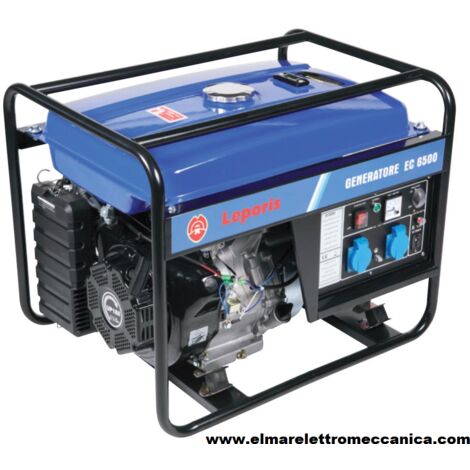 LEPORIS EC6500 6 KW Monofase Generatore di corrente Benzina