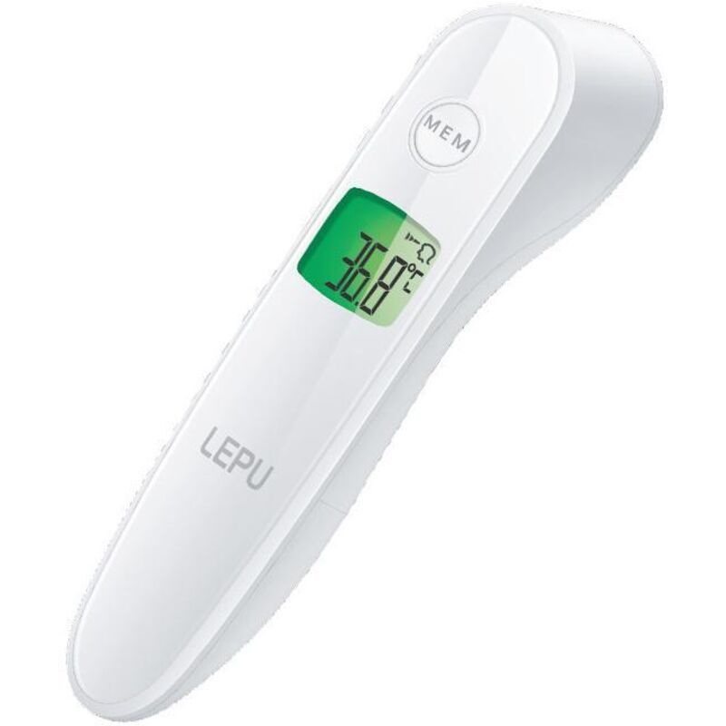 Image of Lepu Medical LFR30B Digitales Fieberthermometer Fernabtastthermometer Weiß Stirn Tasten, Sensor