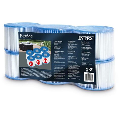 Cartouches pour SPA - Intex - Pack de 6