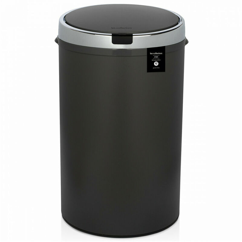 N°347 poubelle automatique 42L dark grey edition - Les Collectors