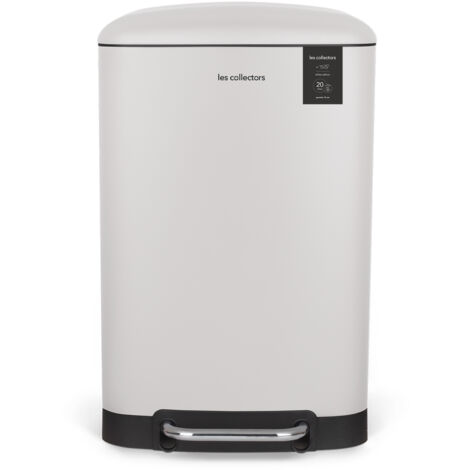 Les Collectors Pattumiera da cucina a pedale in acciaio inox n. 528 capacità 20 l