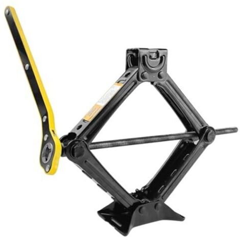 Les Cric Voiture 2T, Crique Voitures, Crics de Levage, Scissor Jack À Ciseaux avec Croix de Roue, pour Camions, Berlines, Fourgonnettes