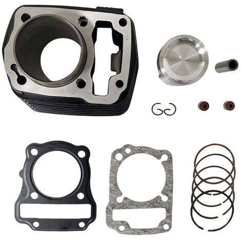Les cylindres de moto sont compatibles avec les chemises de cylindre et les pistons Honda Cb1 Cb110 CB1 CB-1 CB110 (KWS), y compris les pistons de bloc-cylindres, pour restaurer la puissance.
