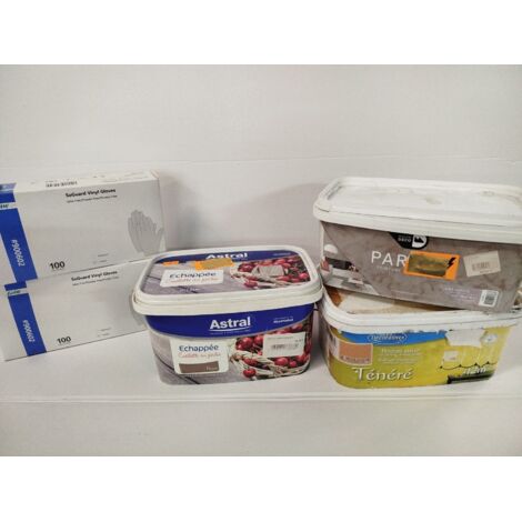 LES DÉCORATIVES - Peinture sablée Ténéré - Brique Hoggar 2,5L - Effet matière monocouche - Traces de peinture sur couvercle - Voir photos