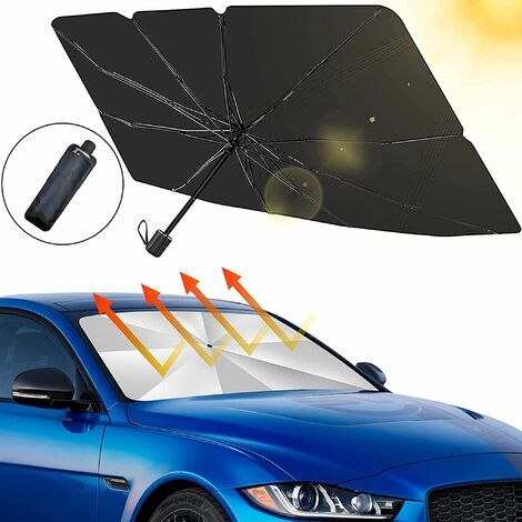 Pare-soleil / parapluie de voiture - Pare-brise intérieur de voiture -  Pliable 