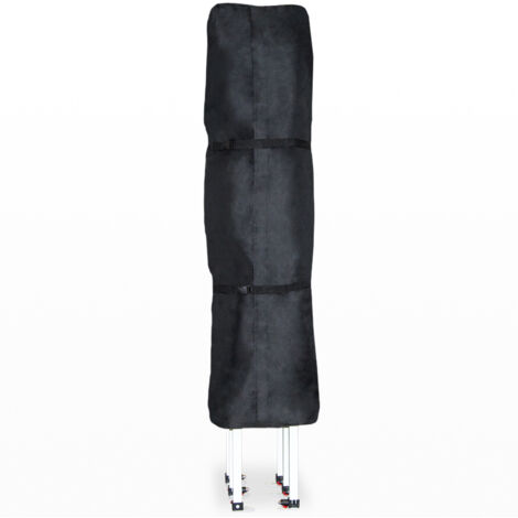 Les housses de protection d'INTENT24 pour tentes pliantes barnum pliant tente de jardin tente parapluie 3x4,5 mètres, sont en matériau Oxford noir hydrofuge et anti-salissures d'épaisseur