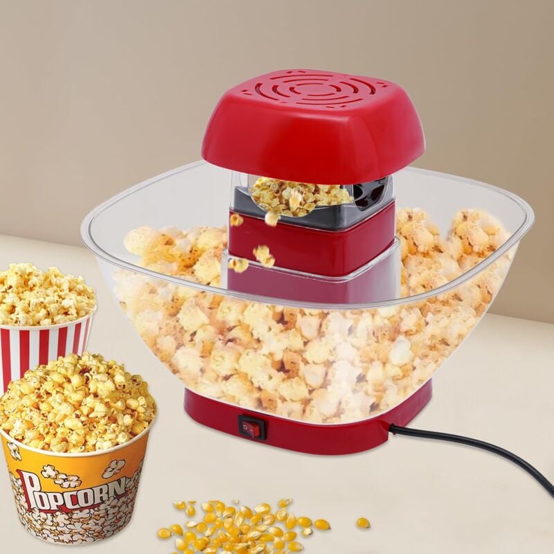 Les machines à pop-corn, 1200 w, pour pop-corn professionnel, 31 x 31 2 27cm, peuvent être utilisées dans des lieux de loisirs et de divertissement