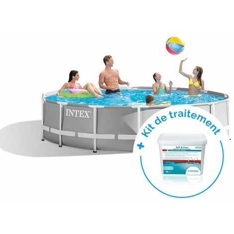 Pack Piscine Tubulaire Ronde Intex Prism Frame 457 X 122 M