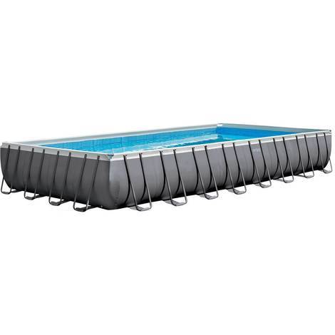 Piscine Tubulaire Intex Ultra Silver Rectangulaire 975 X 488 X 1