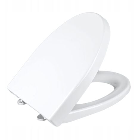 Les rois des sièges de toilettes Abattant WC Cersanit Parva - 40,5 x 35 cm - Anti-bactérien - Duroplast Premium - Doux Fermeture