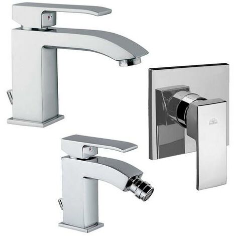 SK02 Set rubinetteria bagno lavabo bidet e incasso doccia a muro STICK  PAFFONI - idrotech2000