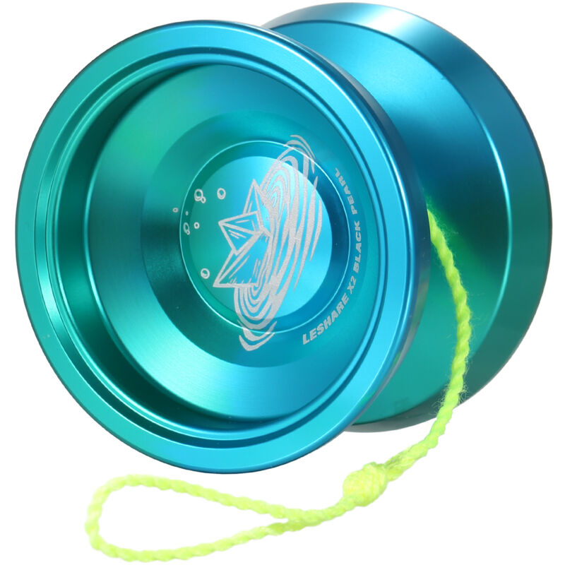 Treetalk - leshare X2 Compétitif Yo-Yo Bleu Vert [Boîte d'emballage aléatoire]