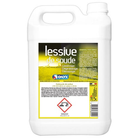 Lessive De Soude Onyx 5l Décapant Et Dégraissant Industriel - Onyx