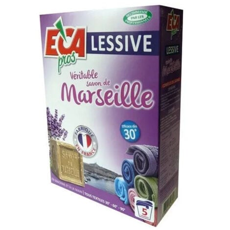 Lessive en poudre au savon de marseille, 670g
