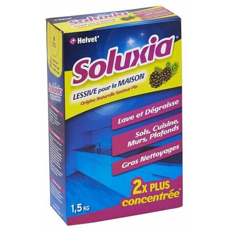 Lessive Gros Travaux Résine De Pin Soluxia, Étui 1,5 Kg
