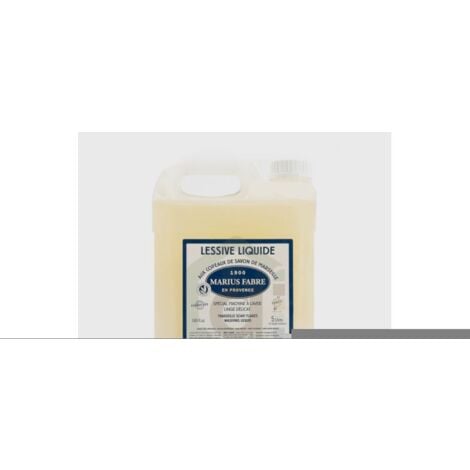 Lessive liquide MARIUS FABRE aux copeaux de Savon de Marseille, Pot de 5L