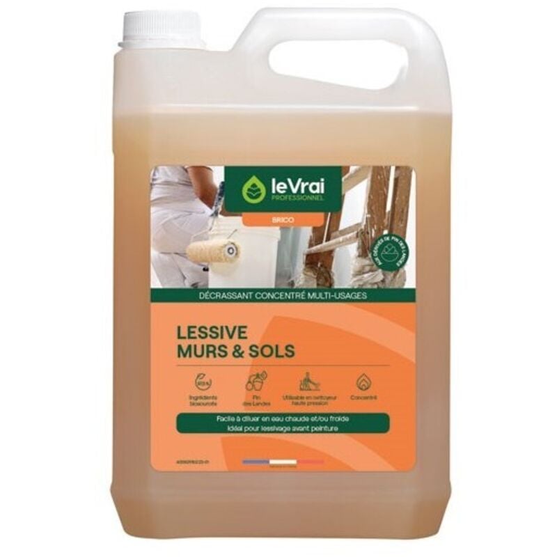 LE VRAI PROFESSIONNEL - Lessive murs et sols 5 L