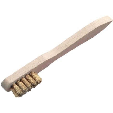 Lessmann 125.111 Spark Plug Brush 2 Row Brass Wire LES125111