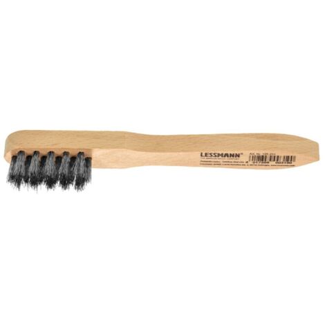 LESSMANN 125231 Zündkerzenbürste  Länge 150 mm 0,15 mm VA-Stahldraht gewellt 3-r