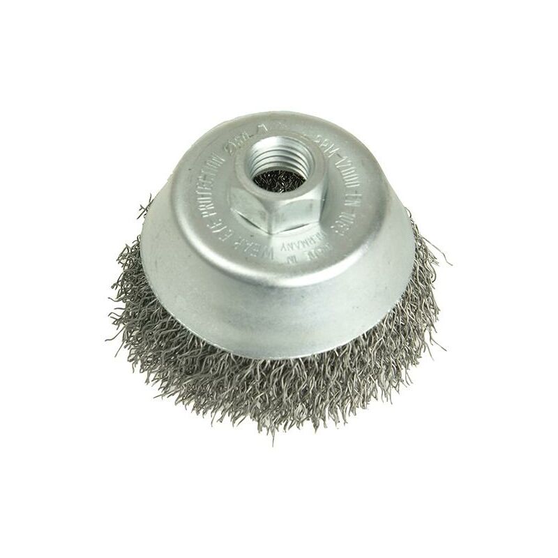 Lessmann® Lessmann Cup Brush 60mm M10, 0.30 Steel Wire
