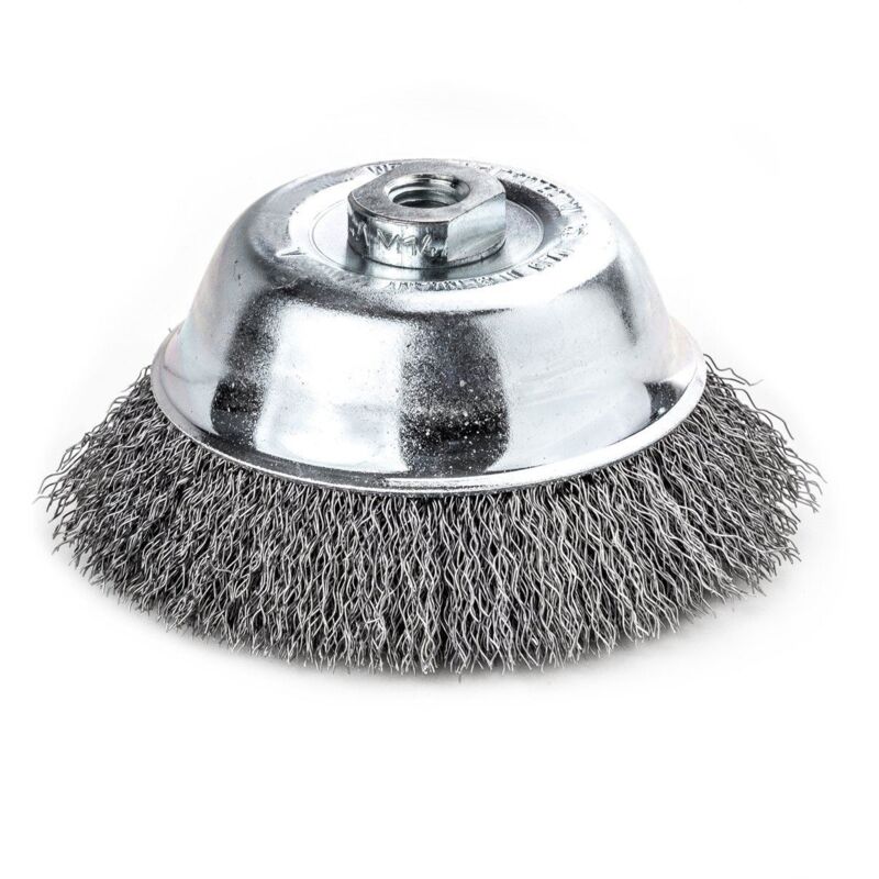 Lessmann Cup Brush 60mm M14, 0.35 Steel Wire LES421167