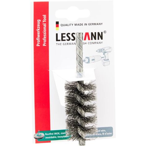 Lessmann 541.301.07 DIY Cylinder Brush 28mm, 0.30 Steel Wire LES54130107