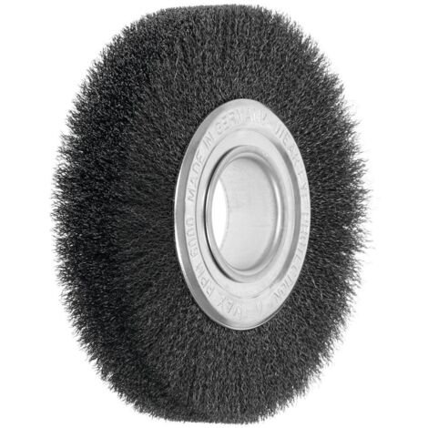 Lessmann Draht-Rundbürste Stahldraht 0,20 mm, Bürsten-⌀xBesatzbreite: 150X22 mm